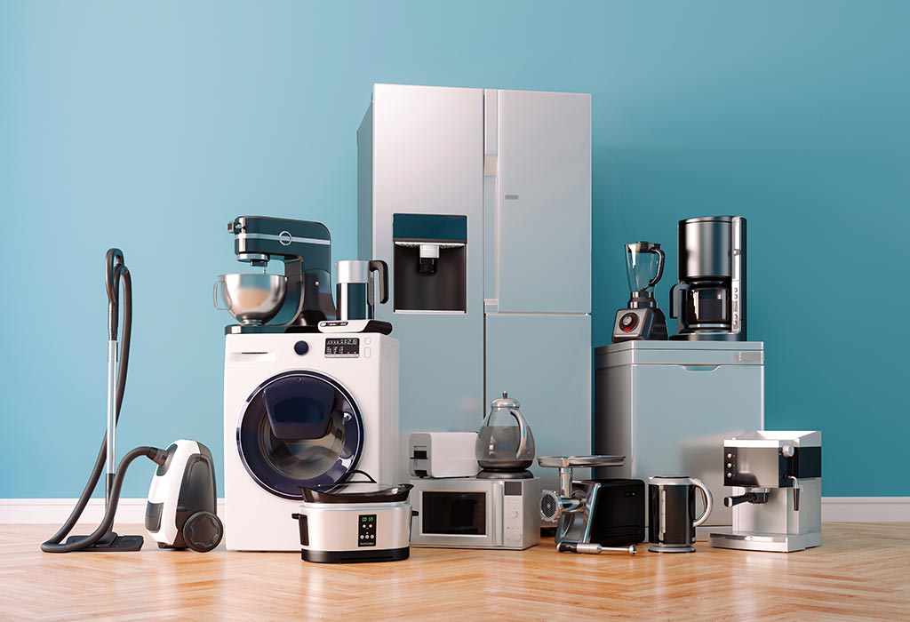 names of household appliances in english